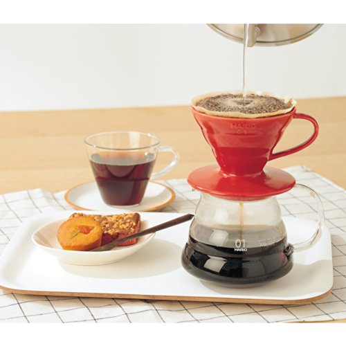 Hario V60 Ceramic Coffee Dripper, Size 02, White