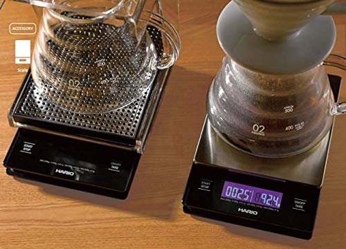 Hario V60 Drip Coffee Scale and Timer, Black