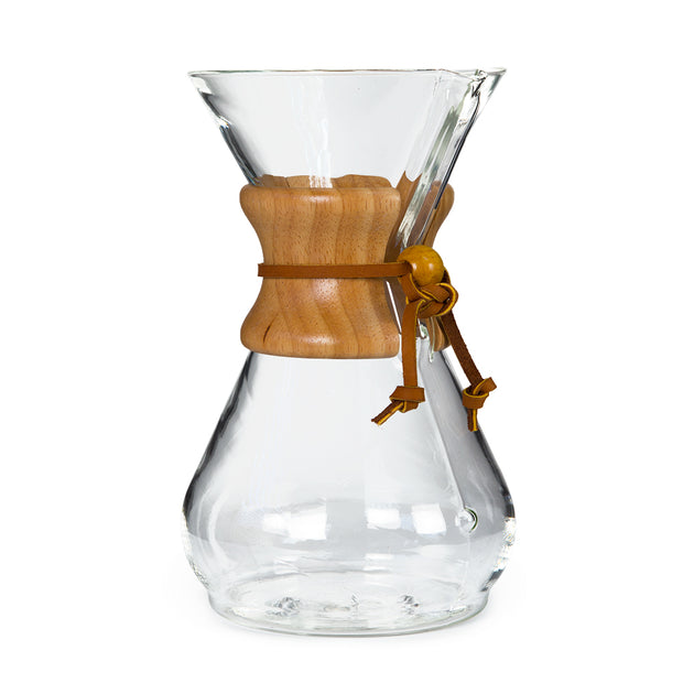 Chemex Pour-Over Glass Coffeemaker - Classic Series - 6-Cup - Exclusive Packaging