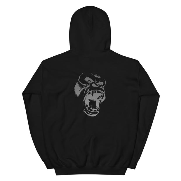 RunninOnMT Angry Gorilla Black Unisex Hoodie